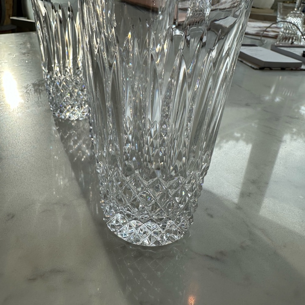 Three IRISH CRYSTAL WATER GLASSES - Picture 2 of 4